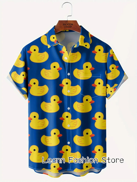 Happy Ducks Hawaiian Shirts