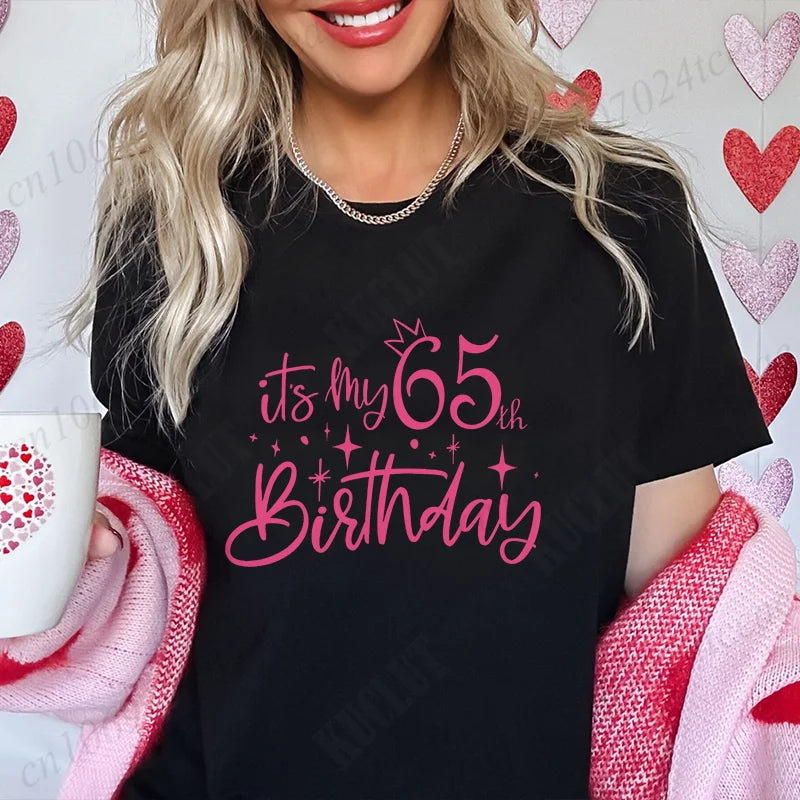 65th Birthday Squad T-Shirt – Women's Oversized Modal Tee