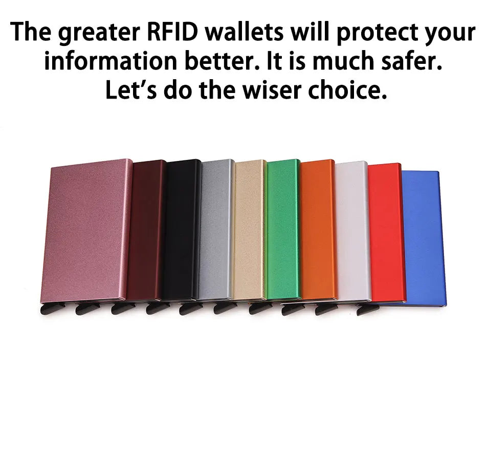 Metal Credit Card Holder Wallet