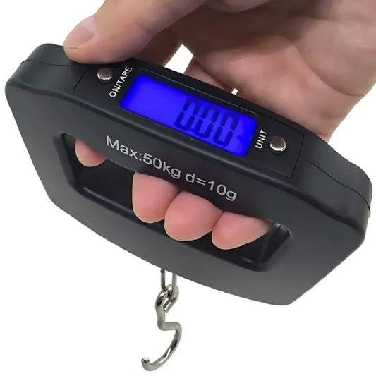 Digital Luggage Scale – Portable Travel Hanging Scale (50kg)
