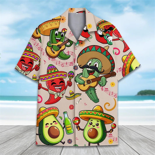 Men's Animal Graphic Hawaiian Shirt